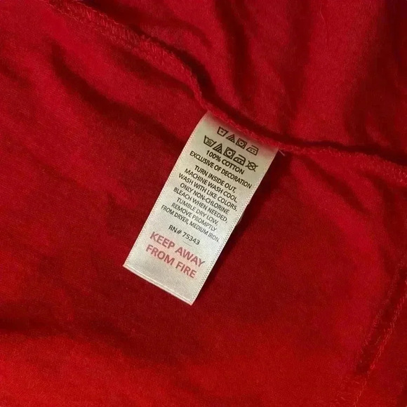 Tommy Bahama Women's Sweatshirt Top 100% Cotton Red Size L - Picture 11 of 11